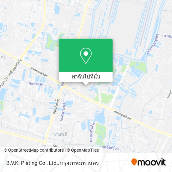 B.V.K. Plating Co., Ltd. แผนที่
