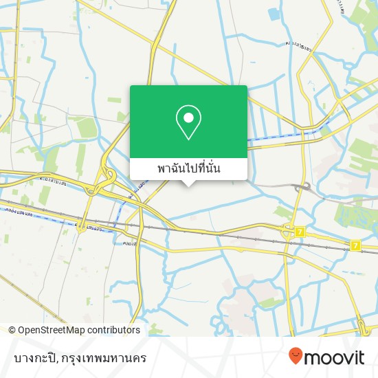 บางกะปิ แผนที่