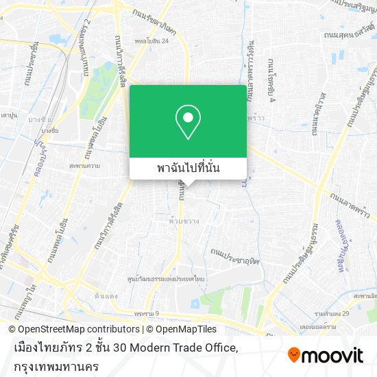 เมืองไทยภัทร 2 ชั้น 30 Modern Trade Office แผนที่