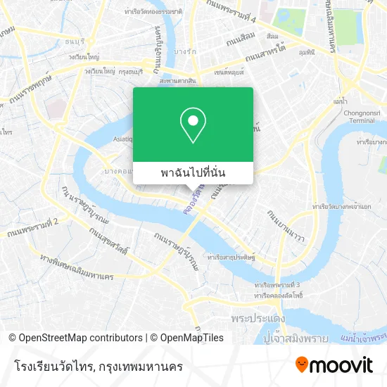 โรงเรียนวัดไทร แผนที่