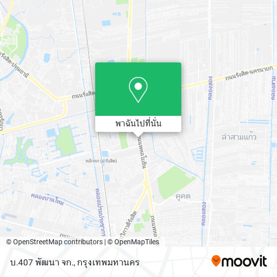 บ.407 พัฒนา จก. แผนที่
