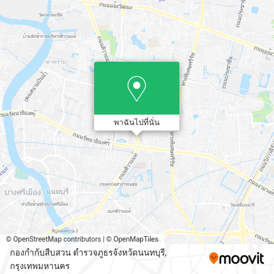 กองกำกับสืบสวน ตำรวจภูธรจังหวัดนนทบุรี แผนที่