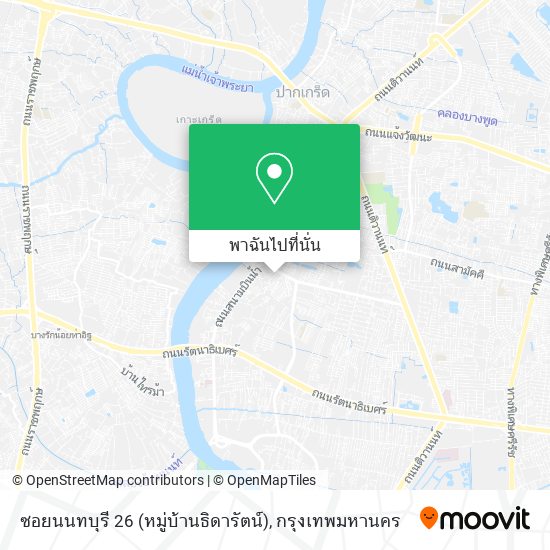 ซอยนนทบุรี 26 (หมู่บ้านธิดารัตน์) แผนที่