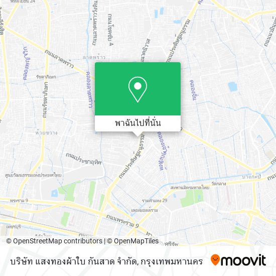 บริษัท แสงทองผ้าใบ กันสาด จำกัด แผนที่