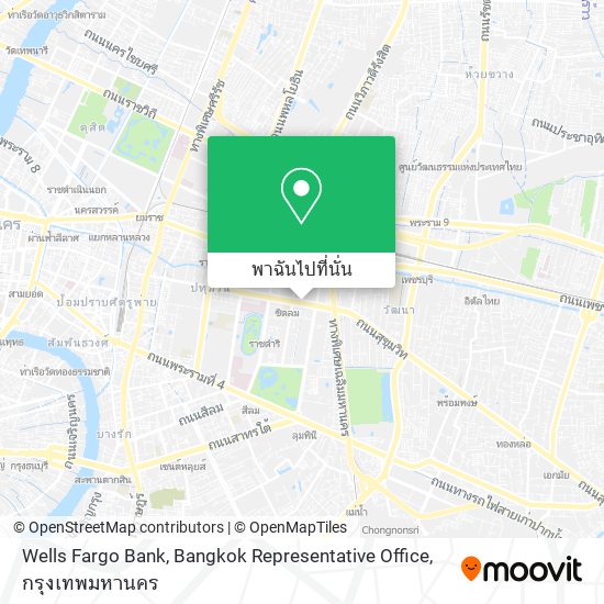 Wells Fargo Bank, Bangkok Representative Office แผนที่