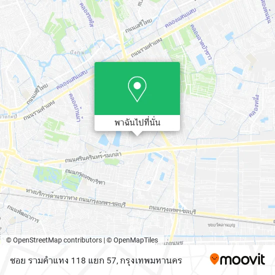 ซอย รามคำแหง 118 แยก 57 แผนที่