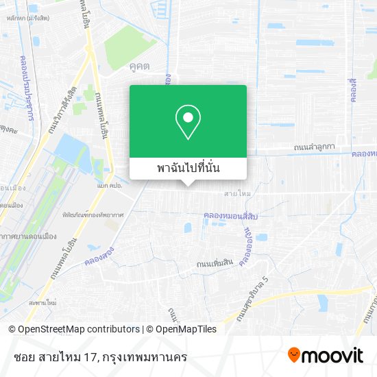 ซอย สายไหม 17 แผนที่