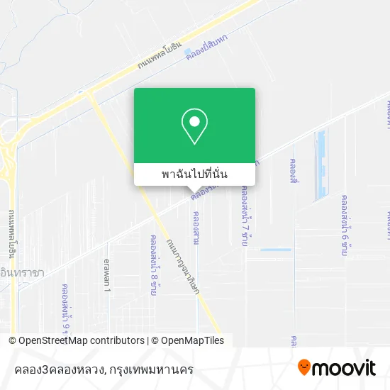 คลอง3คลองหลวง แผนที่