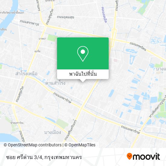 ซอย ศรีด่าน 3/4 แผนที่