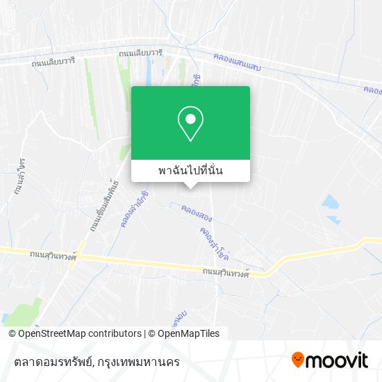 ตลาดอมรทรัพย์ แผนที่