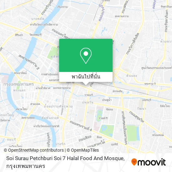 Soi Surau Petchburi Soi 7 Halal Food And Mosque แผนที่