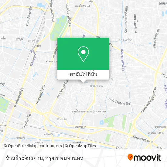ร้านธีระจักรยาน แผนที่