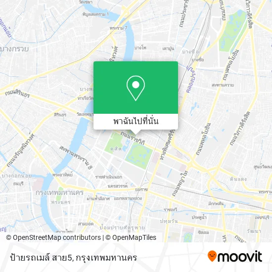 ป้ายรถเมล์ สาย5 แผนที่