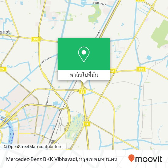 Mercedez-Benz BKK Vibhavadi แผนที่