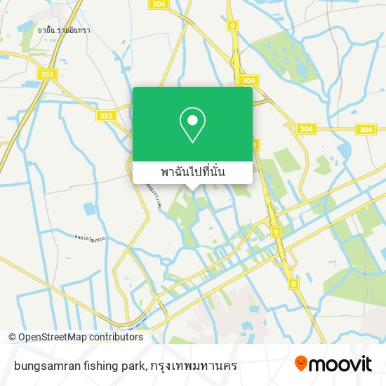 bungsamran fishing park แผนที่