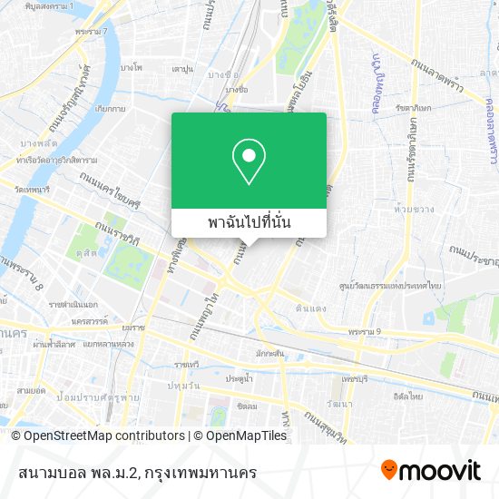สนามบอล พล.ม.2 แผนที่