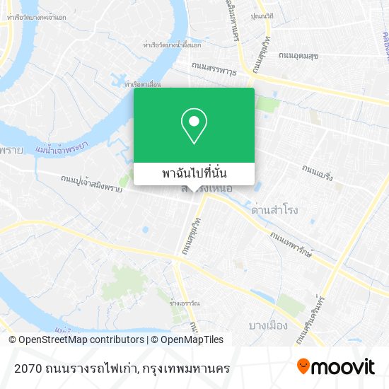 2070 ถนนรางรถไฟเก่า แผนที่