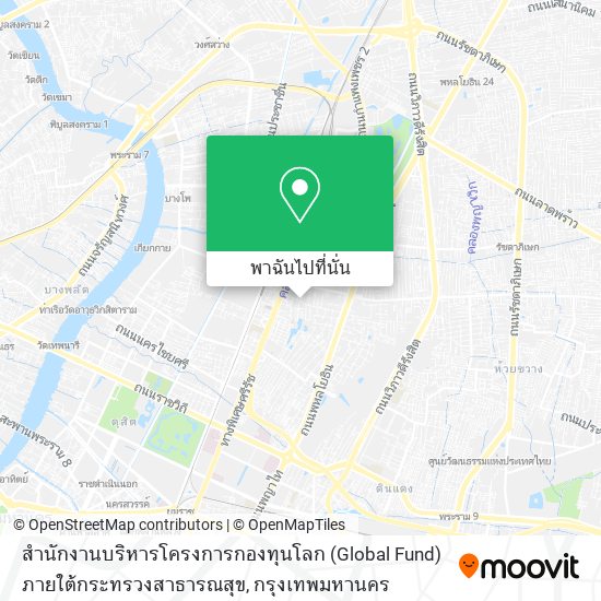 สำนักงานบริหารโครงการกองทุนโลก (Global Fund) ภายใต้กระทรวงสาธารณสุข แผนที่