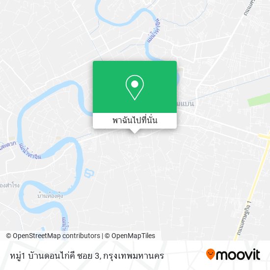 หมู่1 บัานดอนไก่คี ซอย 3 แผนที่