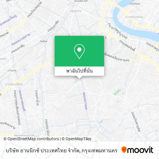 บริษัท ยานนิกซ์ ประเทศไทย จำกัด แผนที่