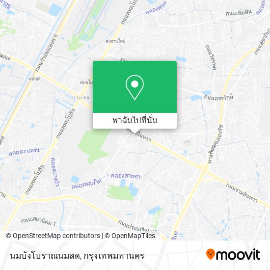 นมบังโบราณนมสด แผนที่