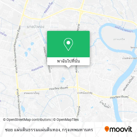 ซอย แผ่นดินธรรมแผ่นดินทอง แผนที่