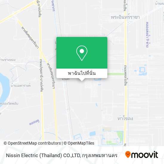 Nissin Electric (Thailand) CO.,LTD แผนที่