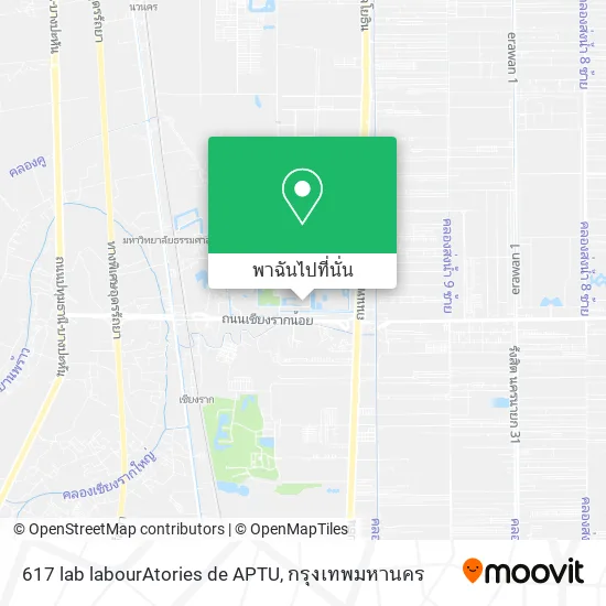 617 lab labourAtories de APTU แผนที่