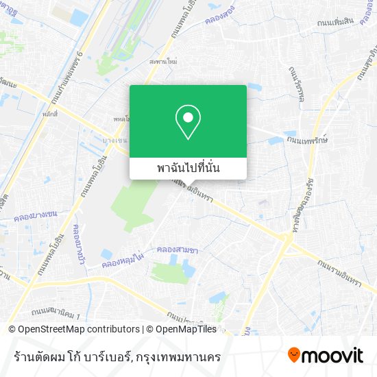 ร้านตัดผม โก้ บาร์เบอร์ แผนที่