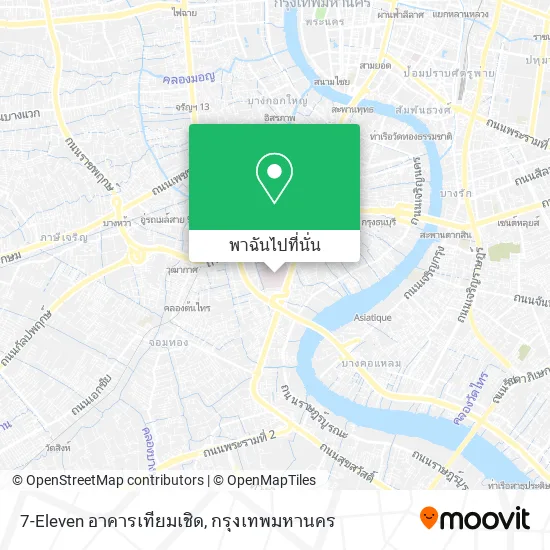 7-Eleven อาคารเทียมเชิด แผนที่