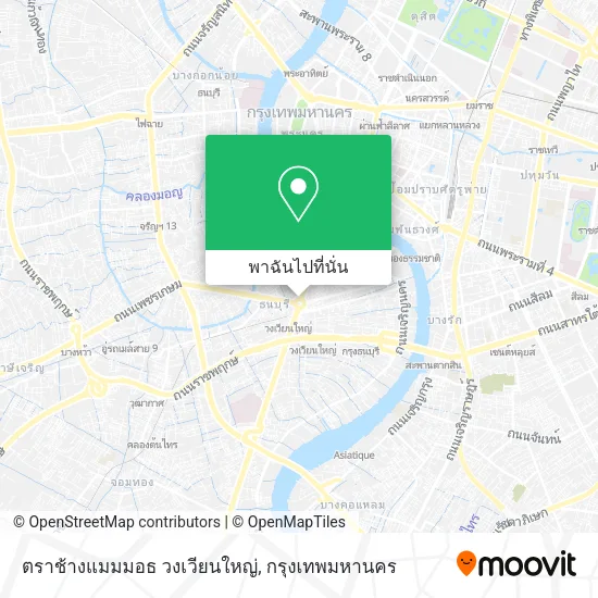 ตราช้างแมมมอธ วงเวียนใหญ่ แผนที่