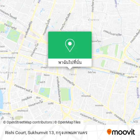 Rishi Court, Sukhumvit 13 แผนที่