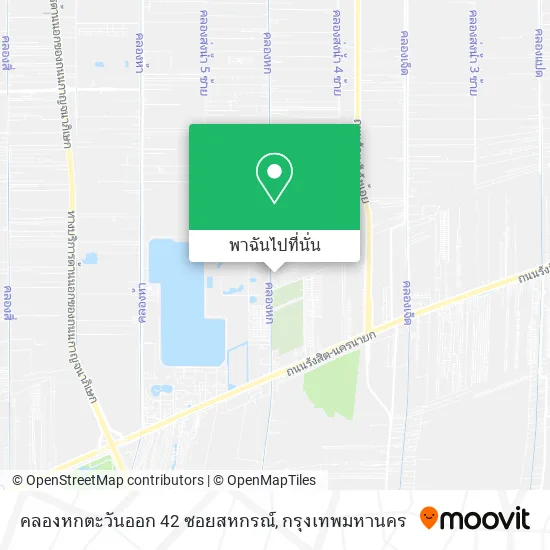 คลองหกตะวันออก 42 ซอยสหกรณ์ แผนที่
