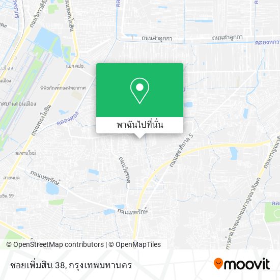 ซอยเพิ่มสิน 38 แผนที่