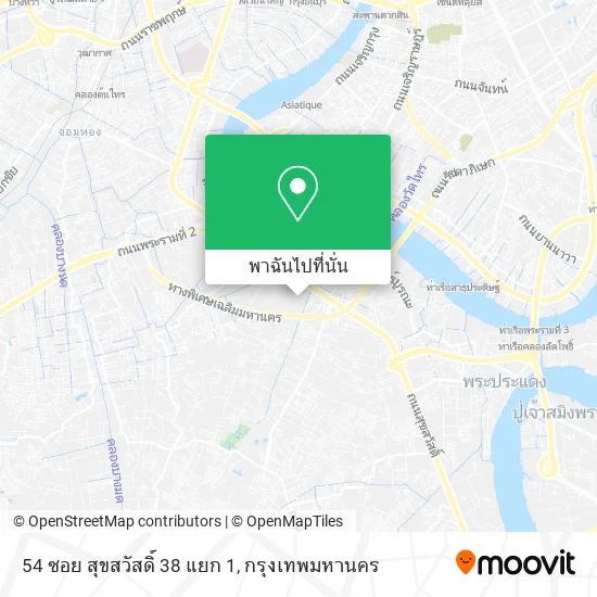 54 ซอย สุขสวัสดิ์ 38 แยก 1 แผนที่