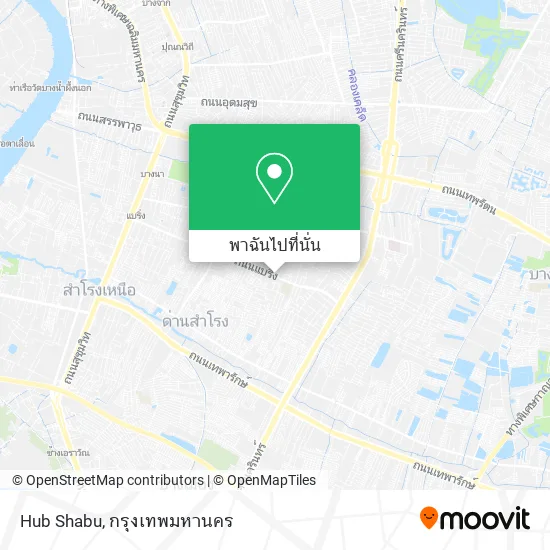 Hub Shabu แผนที่