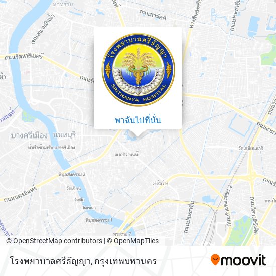 โรงพยาบาลศรีธัญญา แผนที่