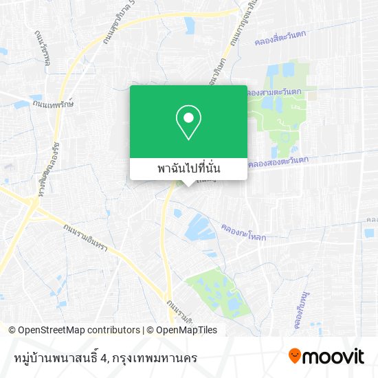 หมู่บ้านพนาสนธิ์ 4 แผนที่