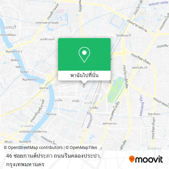 46 ซอยกานต์ประภา ถนนริมคลองประปา แผนที่