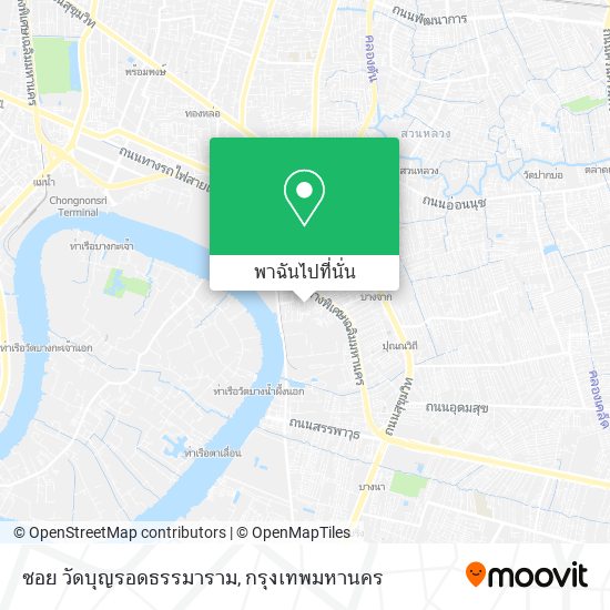 ซอย วัดบุญรอดธรรมาราม แผนที่