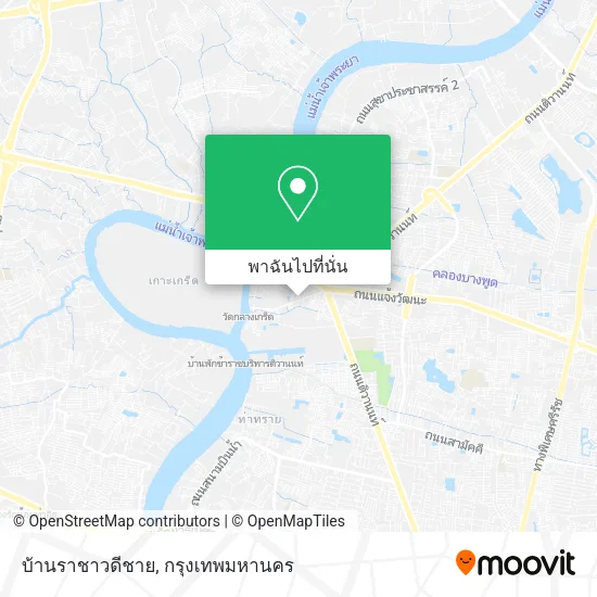 บ้านราชาวดีชาย แผนที่