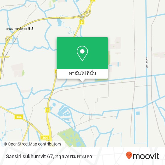 Sansiri sukhumvit 67 แผนที่