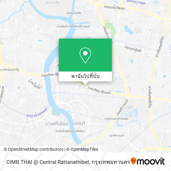 CIMB THAI @ Central Rattanathibet แผนที่