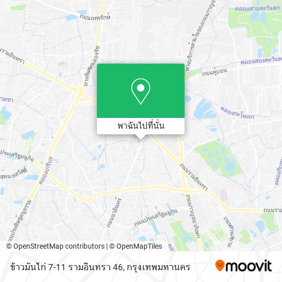 ข้าวมันไก่ 7-11 รามอินทรา 46 แผนที่