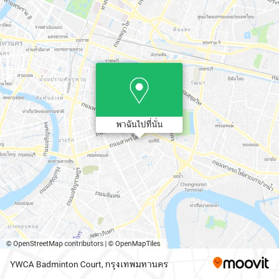 YWCA Badminton Court แผนที่