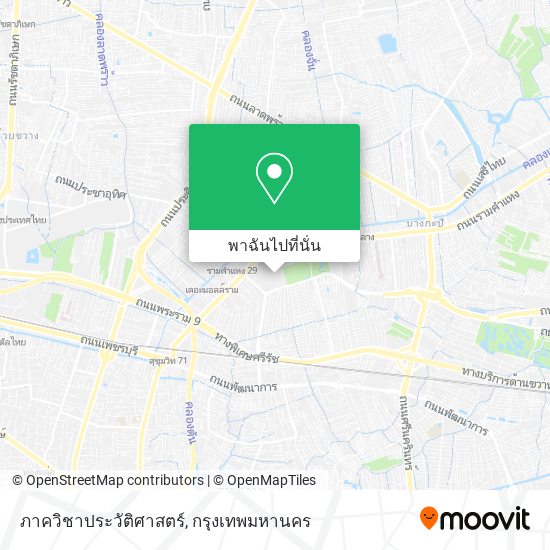 ภาควิชาประวัติศาสตร์ แผนที่