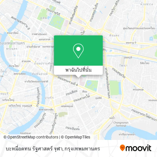 บะหมี่อดทน รัฐศาสตร์ จุฬา แผนที่