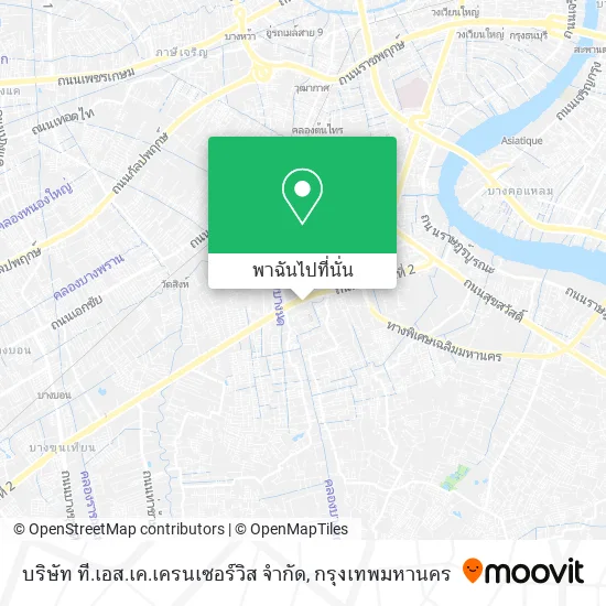 บริษัท ที.เอส.เค.เครนเซอร์วิส จำกัด แผนที่