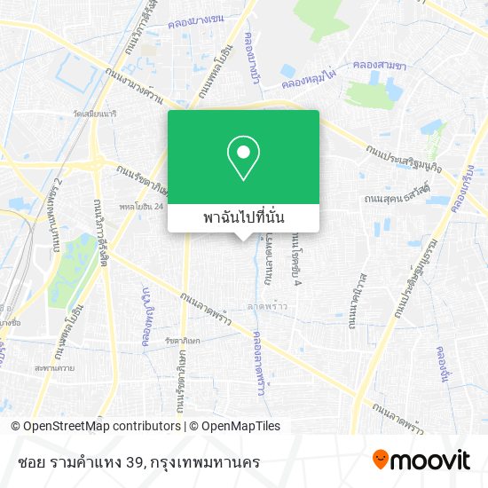 ซอย รามคำแหง 39 แผนที่