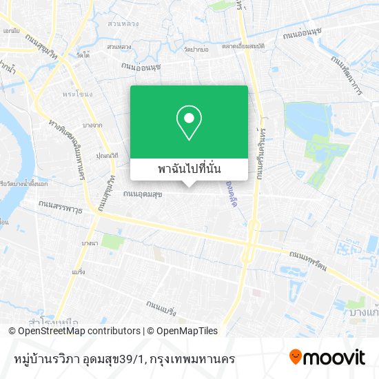 หมู่บ้านรวิภา อุดมสุข39/1 แผนที่